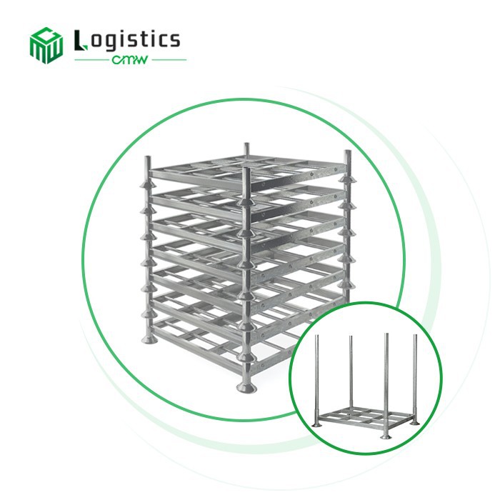 Metal Post Pallet stacking rack