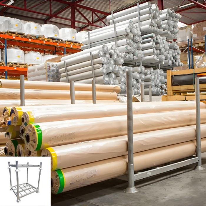 Steel Fabric Storage Rack factory